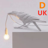 Creative Auspicious Bird Resin Wall Lamp Decoration