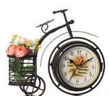 European-style Three-wheeled Bicycle Clock Craft Ornaments