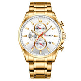 Men'S Watch Waterproof Quartz Watch Six-Hand Watch Calendar Watch Steel Band Men'S Watch