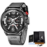 Men's Quartz Watch Multifunction Sports Watch Waterproof Watch