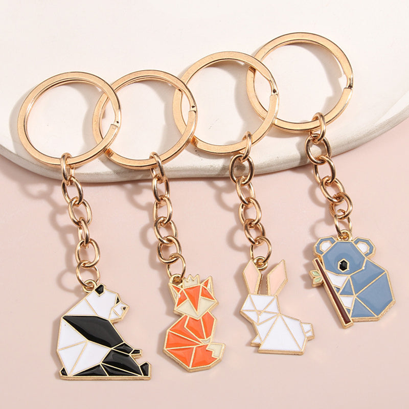 Animal Panda Fox And Bunny Koala Key Ring Chain Accessories