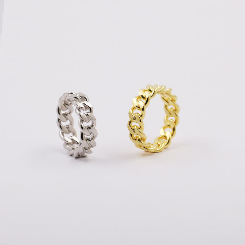 Chain Ring Men's And Women's Creative Rings