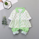 Baby Jumpsuit Spring And Autumn Double Layer Outer Wear