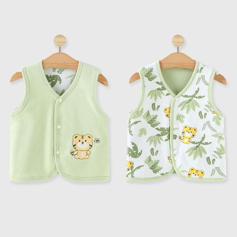 Baby Vest Spring, Autumn And Summer Newborn Wear Pure Cotton