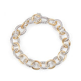 Women's Graceful And Fashionable Oval Chain Retaining Ring Bracelet