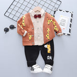 Baby Cardigan Three Piece Korean Children's Wear