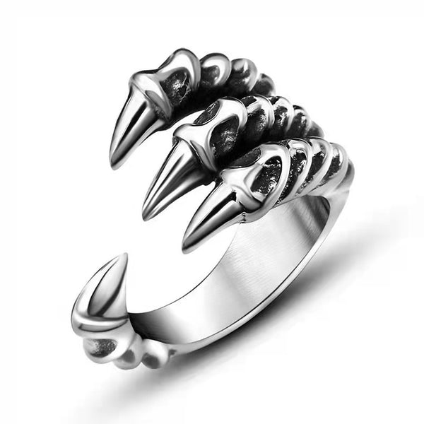 Paw Ring Adjustable Index Finger Dragon Ring Fashion Jewelry