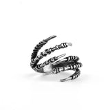 Paw Ring Adjustable Index Finger Dragon Ring Fashion Jewelry