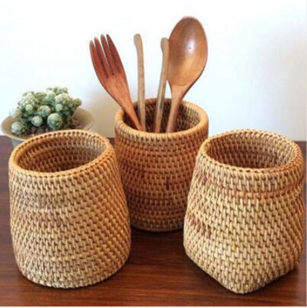 Woven storage box