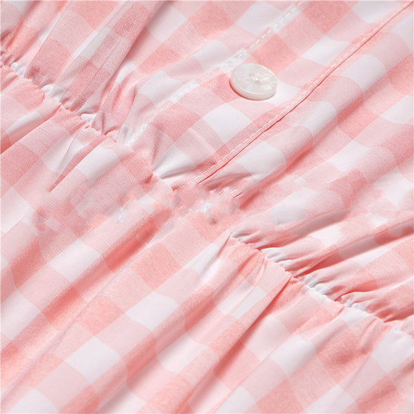 Plaid Dress Parent-child  Baby Wear