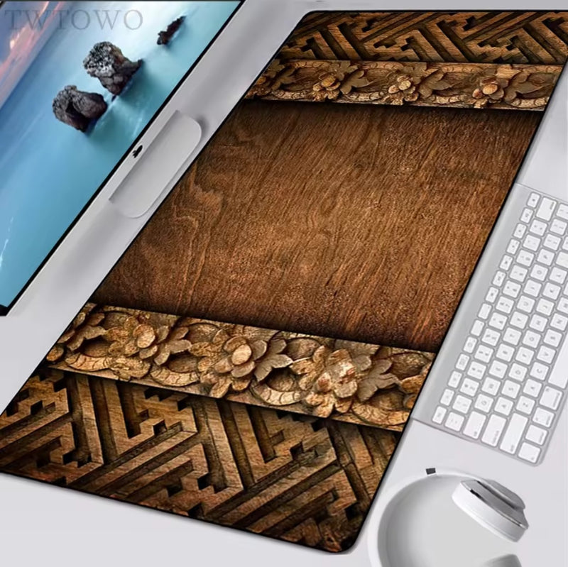 Wood Grain Textures Mouse Pad Gamer New Computer Custom Mouse Mat keyboard pad Gamer Carpet Office Anti-slip Mice Pad
 
4.7 ౹