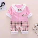 Baby Jumpsuit Spring And Autumn Double Layer Outer Wear