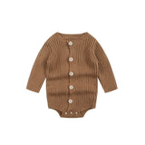 Knitted Sweater Baby Bodysuit One-piece Baby Wear