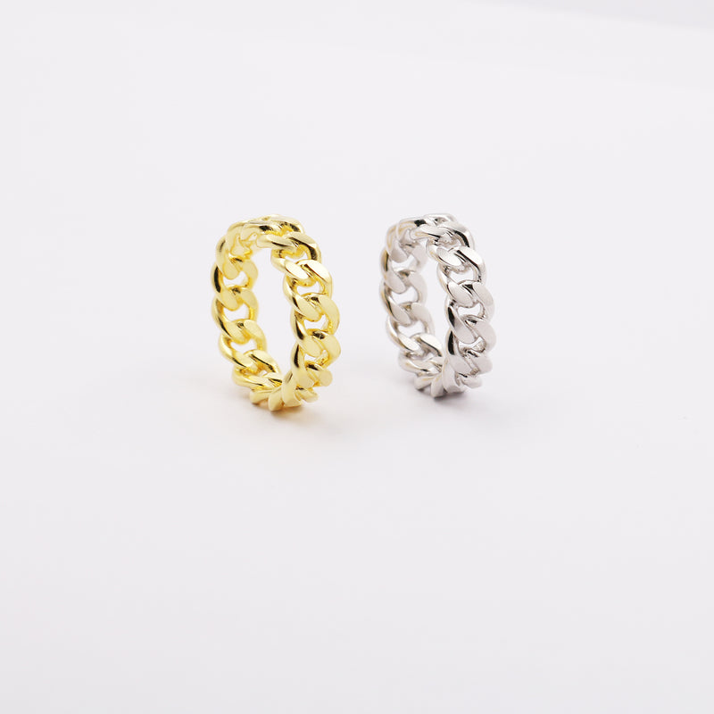 Chain Ring Men's And Women's Creative Rings