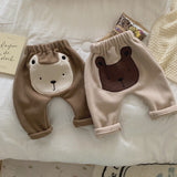 Baby Boy Casual Solid Color Warm Outer Wear Harem Pants