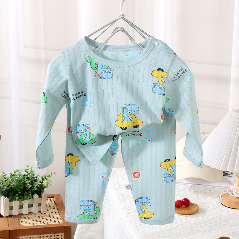 Summer Baby Cotton Home Wear Children's Pajama Set